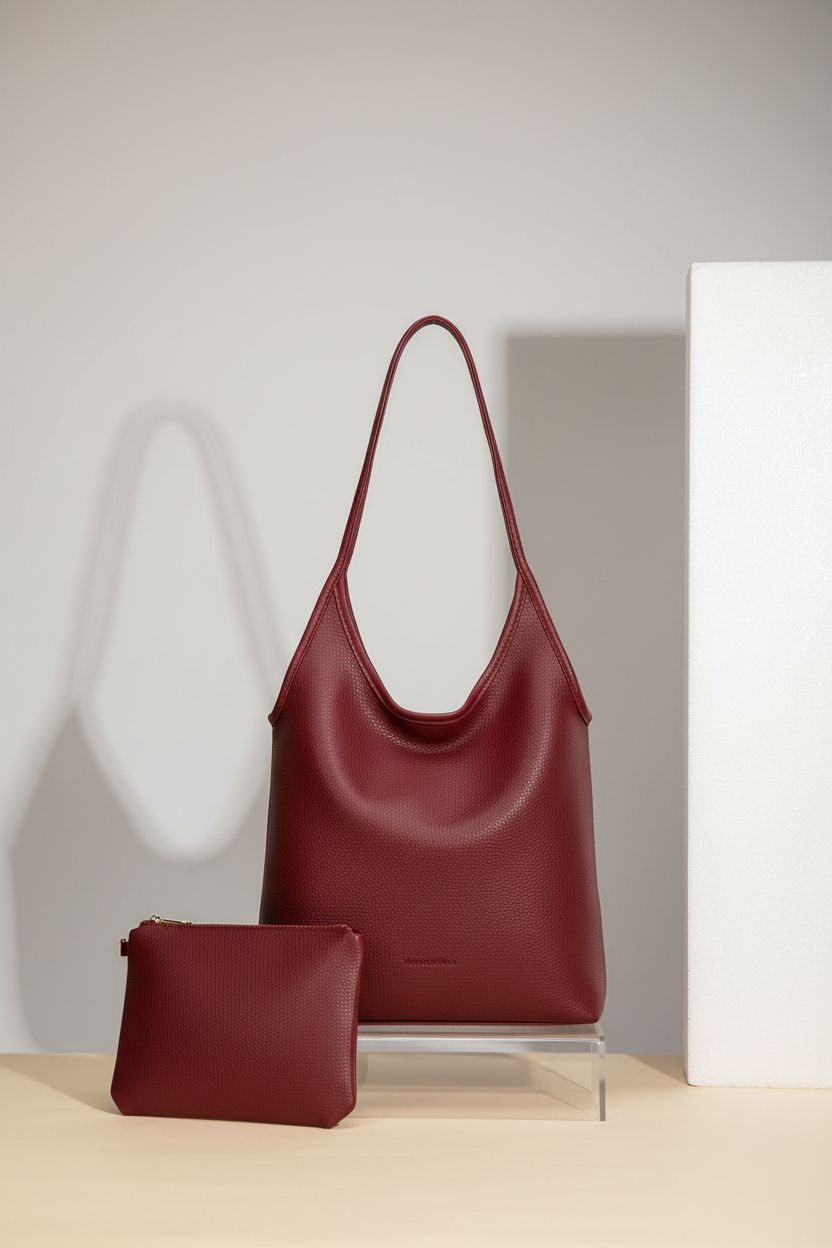 Close-up of Montana West hobo bag showcasing vegan leather and stylish design.