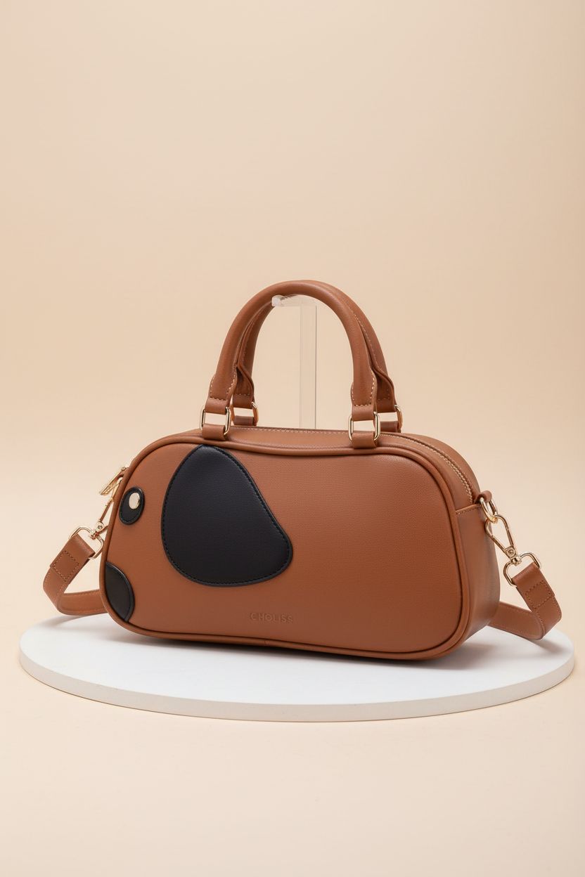 CHOLISS dog-shaped crossbody purse displayed on a clean studio backdrop