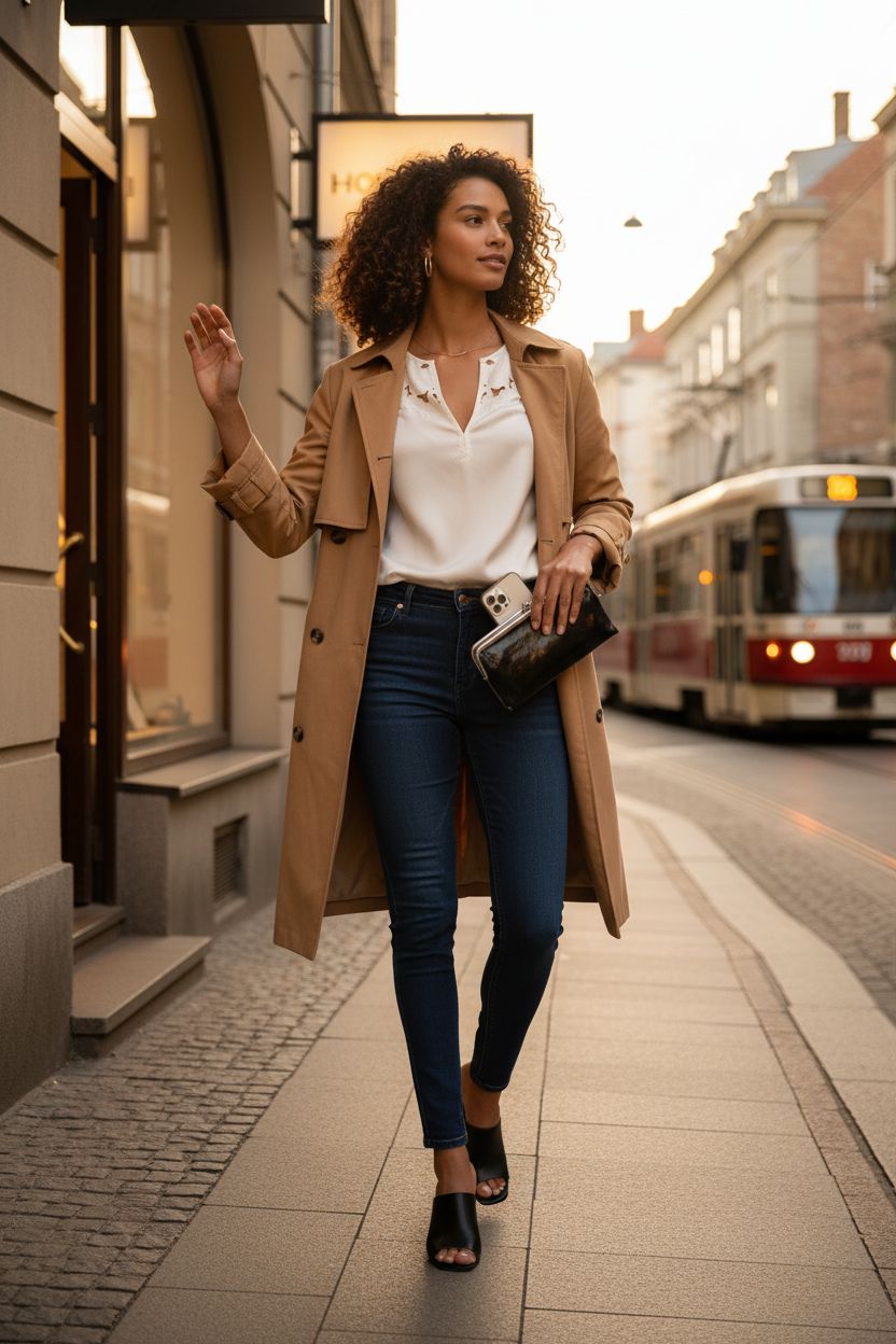 HOBO Lauren Leather Clutch in black, tucked under warm marquee at dusk, perfect for outings