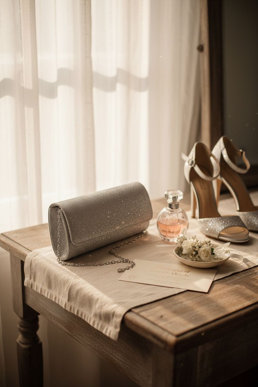lovyoCoCo clutch bag set in a cozy pre-prom scene with elegant decor