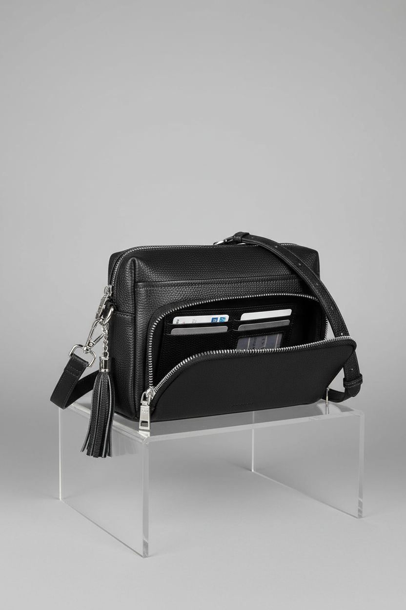 Befen crossbody purse with RFID wallet, highlighting quality leather and elegant design.