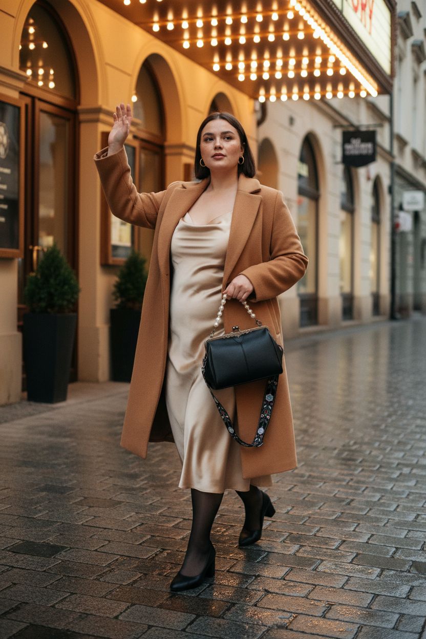 CIVECHOL vintage leather purse in a glamorous setting, perfect for evening outings with a chic design.