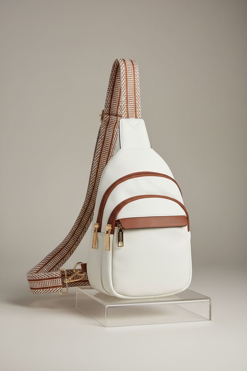 BOSTANTEN crossbody bag showcased on a clean studio set, highlighting design