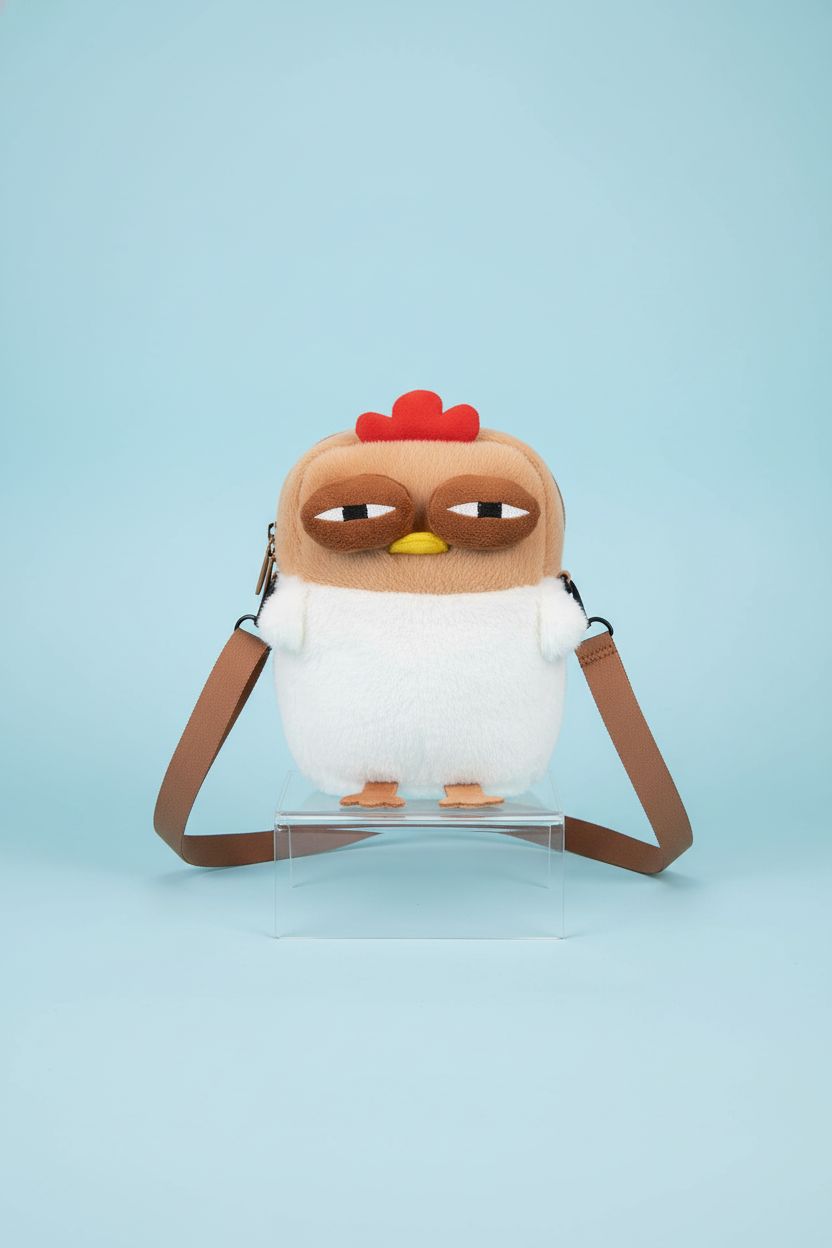 Cute Chick Purse by Noy Lacha showcased in a colorful studio setting.