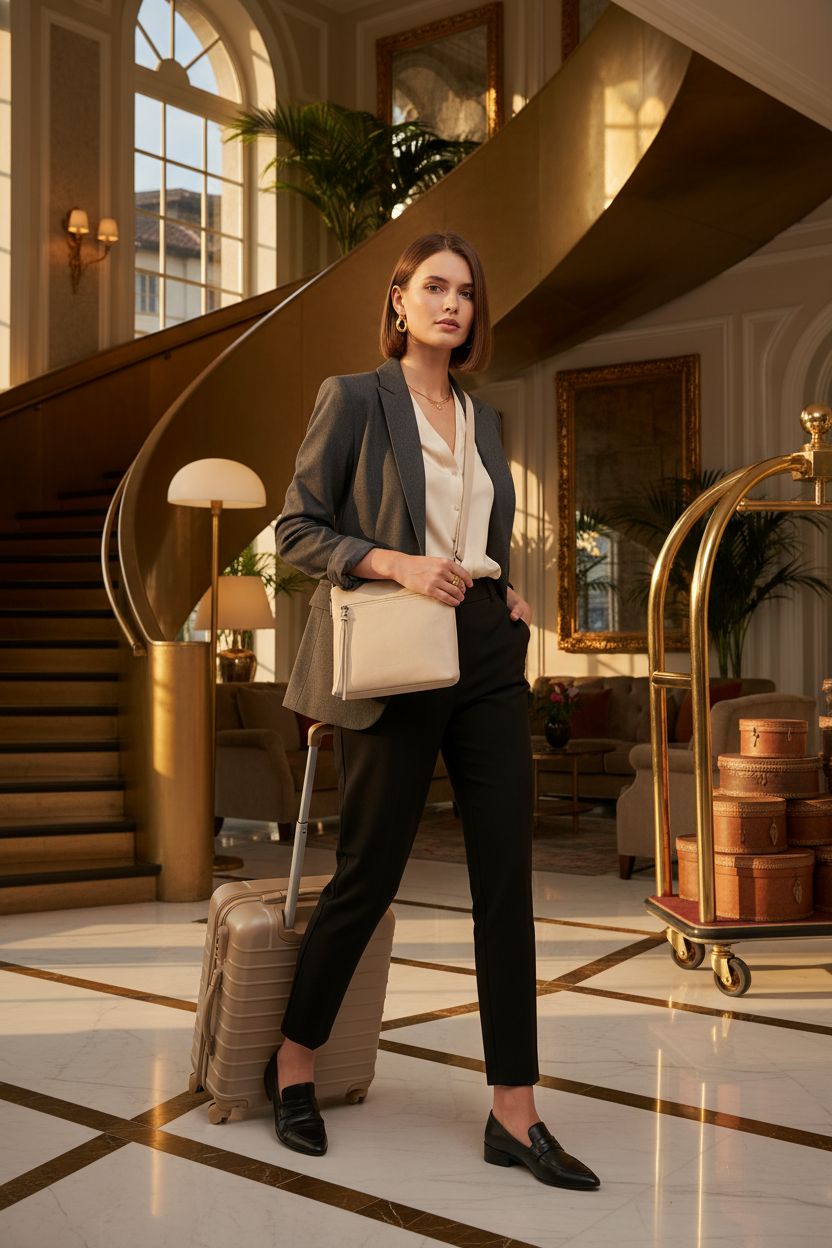 Elegant beige backpack and crossbody purse by Smith Sursee, perfect for chic outings.