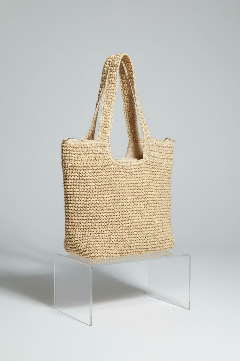 GOLDTIMO beach tote, showcasing its spacious and stylish design for summer.