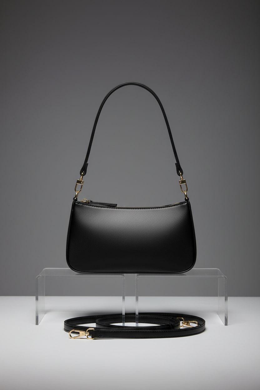 NIUEIMEE ZHOU vegan leather tote bag showcasing its elegant design and features.