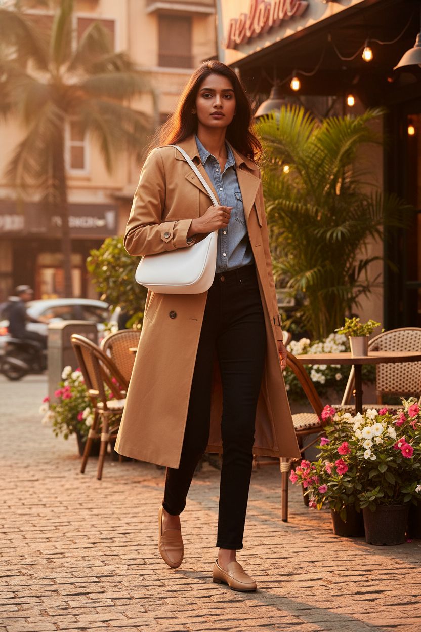 CYHTWSDJ white leather hobo purse showcased in golden-hour light, perfect for casual outings.