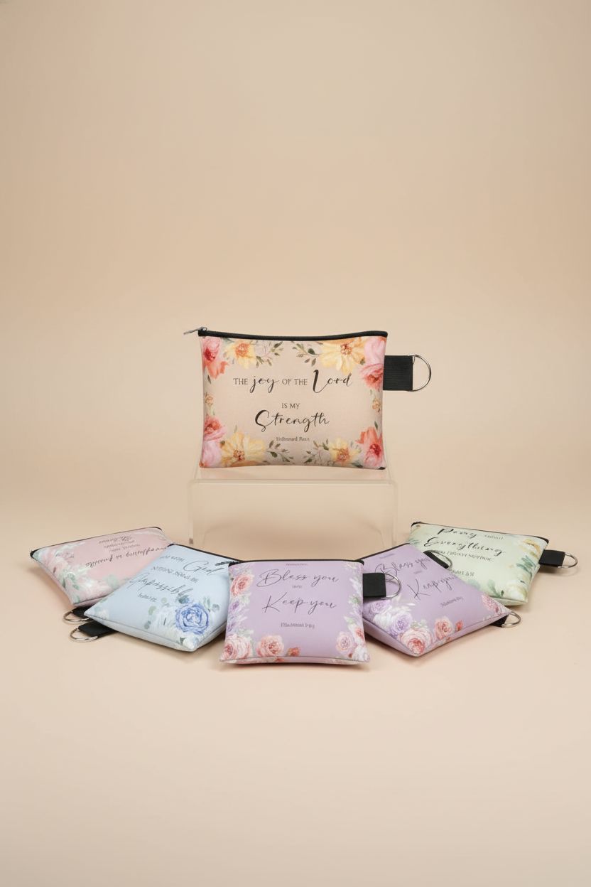 Sunnymove coin purse with clear printing and texture, perfect for organization and gifting.