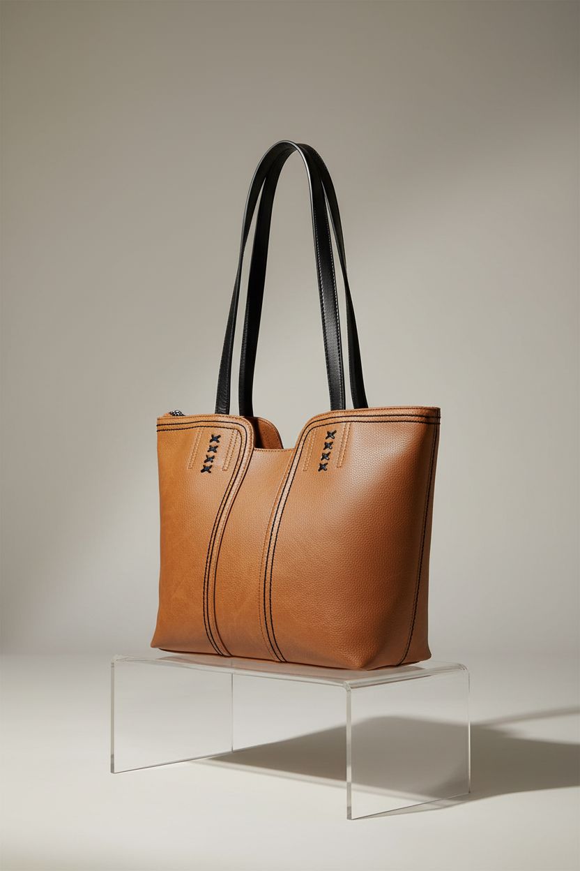 Close-up of Montana West tote bag highlighting quality materials and craftsmanship.