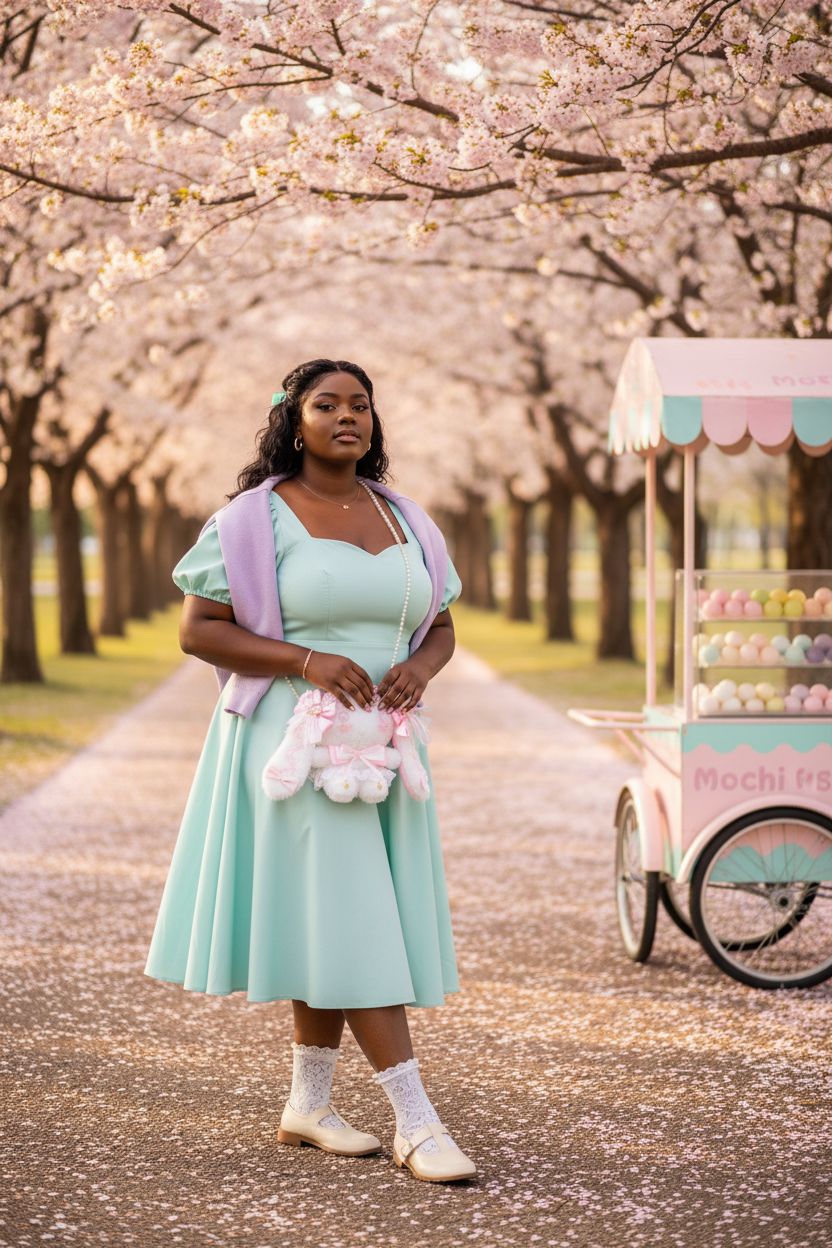 Cute pink bunny purse by LittleLuluda rests stylishly during springtime stroll.