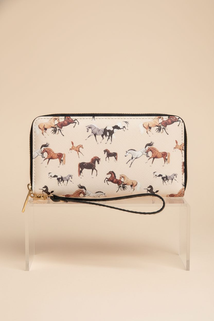 Awst Clutch Wallet featured in a clean studio setting highlighting its design details