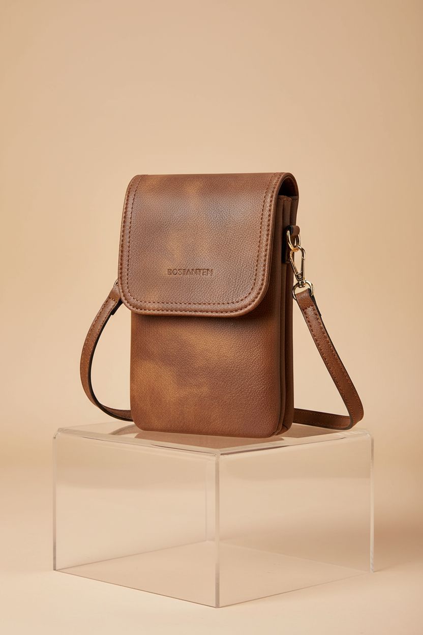 BOSTANTEN small crossbody bag showcasing vegan leather craftsmanship