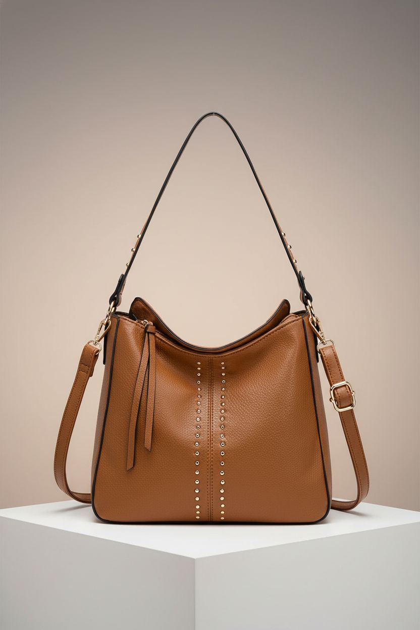 Montana West hobo bag showcased on studio set highlighting its quality craftsmanship