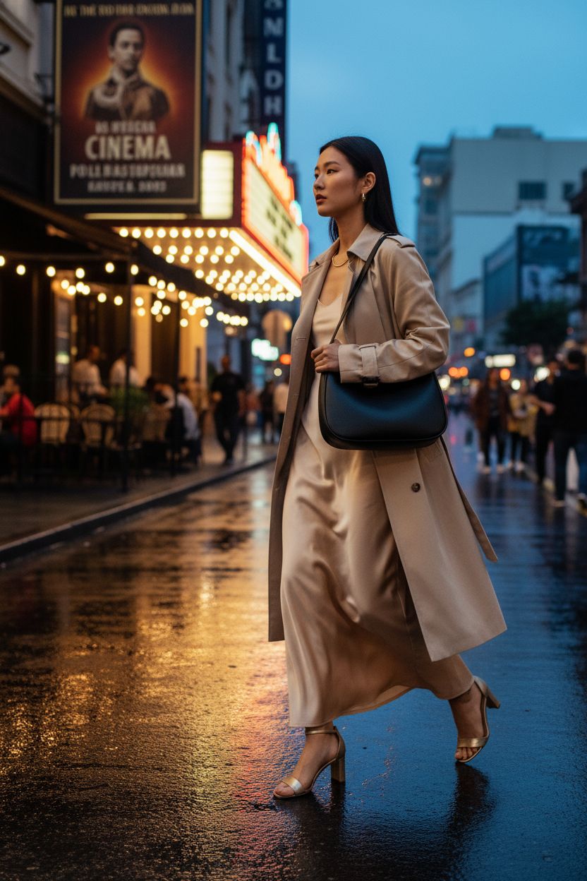 CYHTWSDJ black hobo bag underarm in vibrant restaurant scene, perfect going out purse.