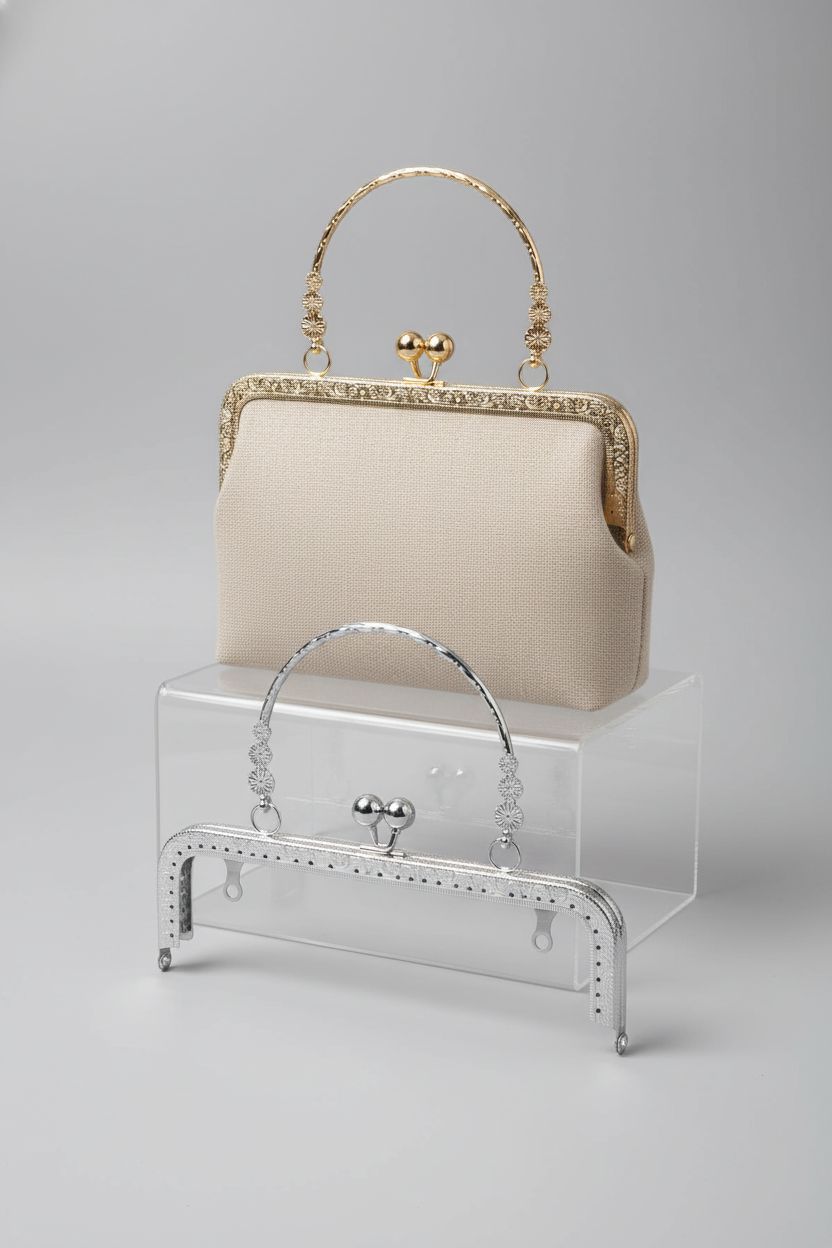 Showcase of JJYHEHOT metal frames in gold and silver on light-gray backdrop.