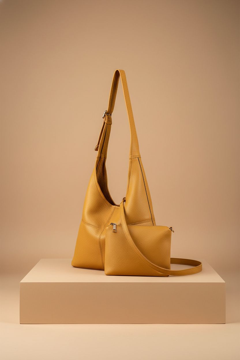 Montana West hobo bag showcasing its soft leather and coin purse, chic accessory.