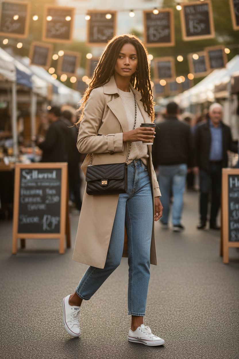 YAZEKOUS black quilted crossbody bag with gold chain, perfect for weekend outings.