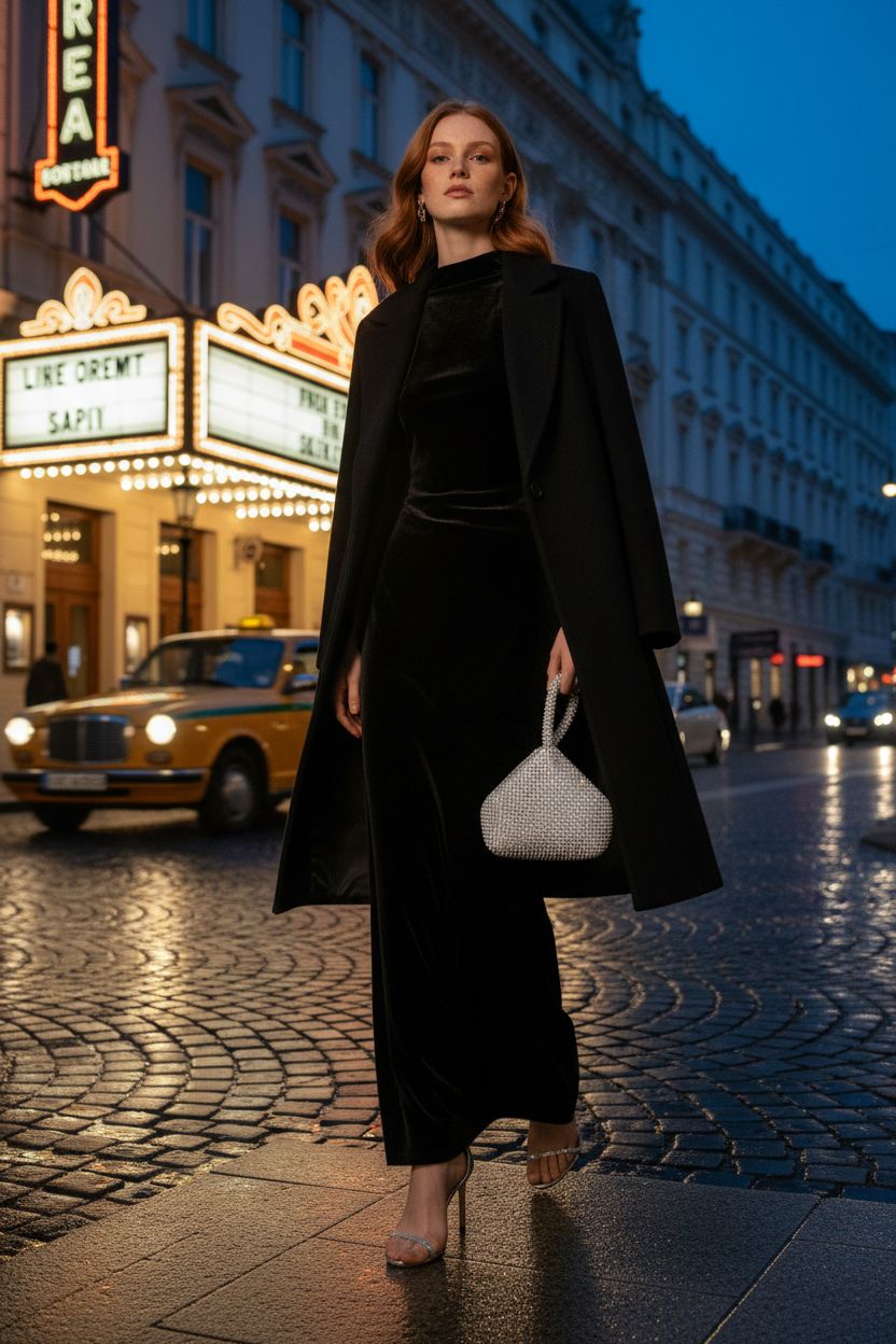 Stylish BABEYOND silver rhinestone clutch, a stunning accessory for evening events.