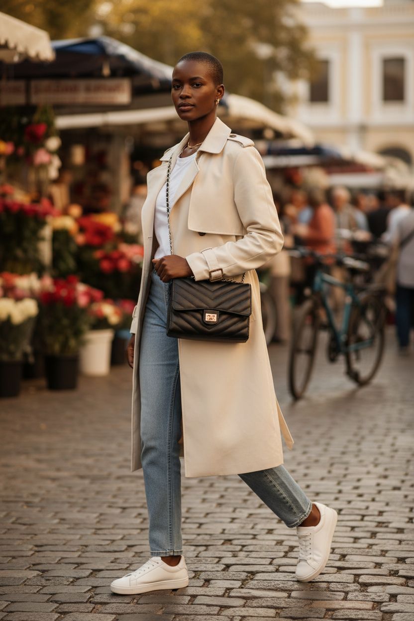 YAZEKOUS small quilted crossbody purse in a stylish market setting, perfect for everyday use.