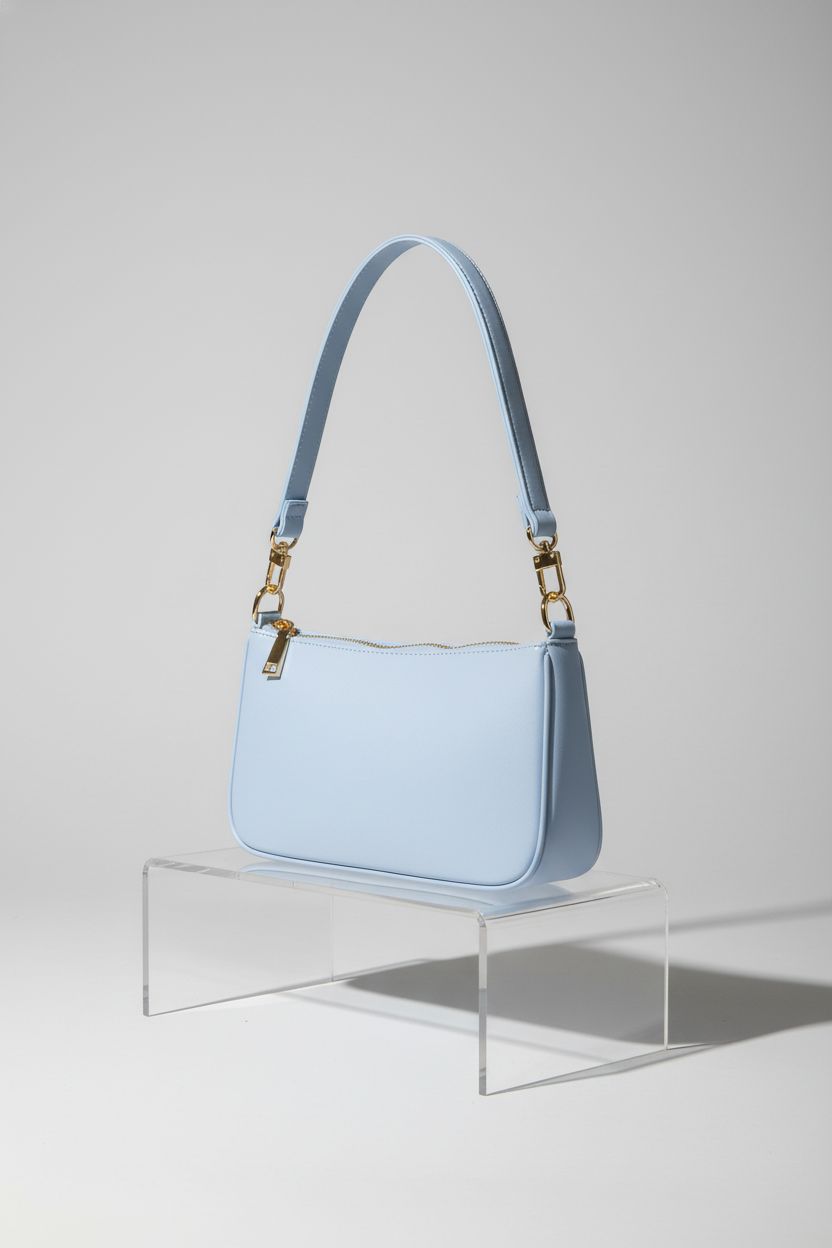 NIUEIMEE ZHOU 90s purse showcased in studio with sleek design.