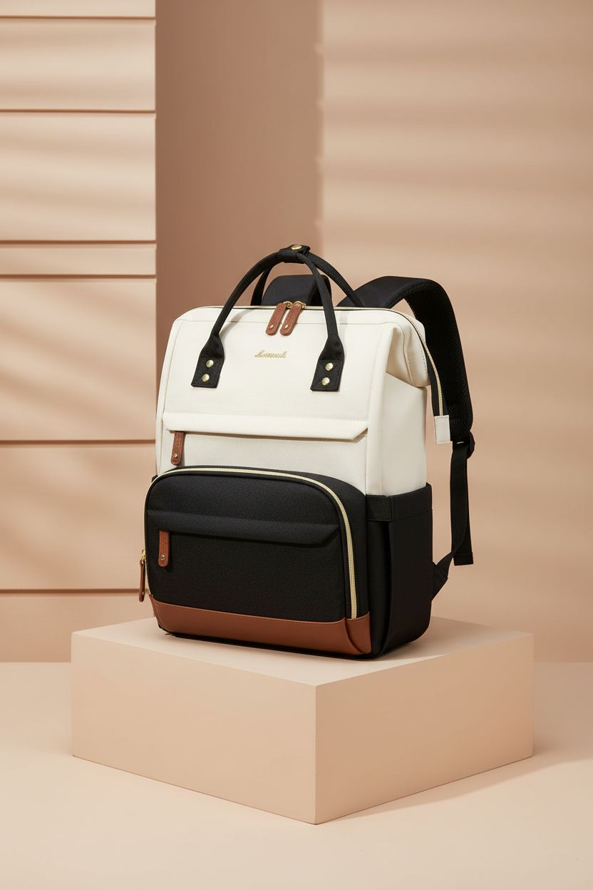 LOVEVOOK product-focused view of the stylish backpack purse highlighting features.