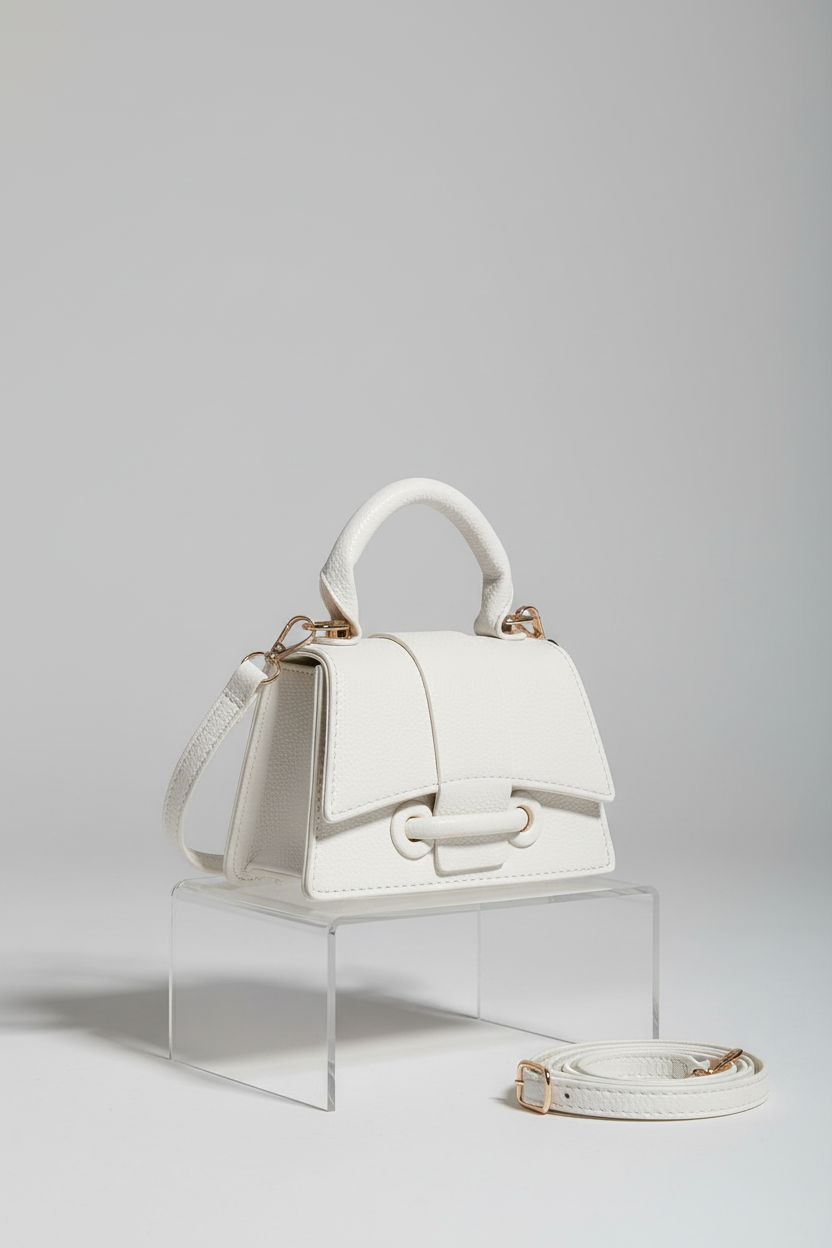 Ayliss Micro Mini Crossbody Handbag displayed upright against a light gray backdrop.