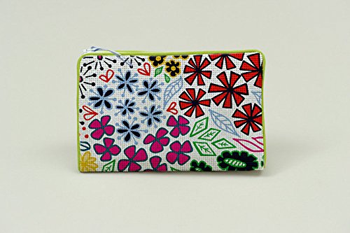 Art Needlepoint Garden Clutch