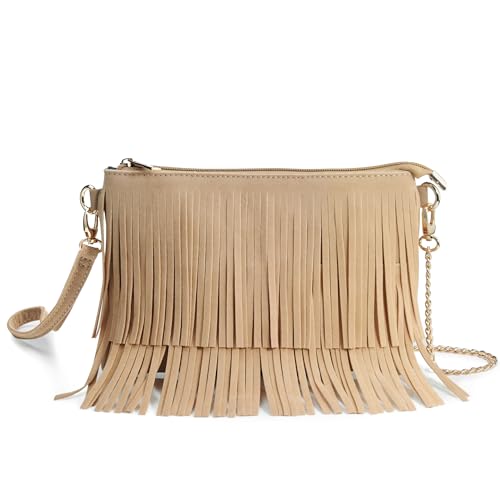 HOXIS Fringe Wristlet Crossbody