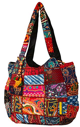 Tribe Azure Patchwork Tote