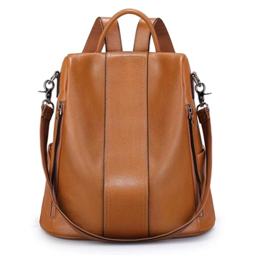 S-ZONE Leather Backpack