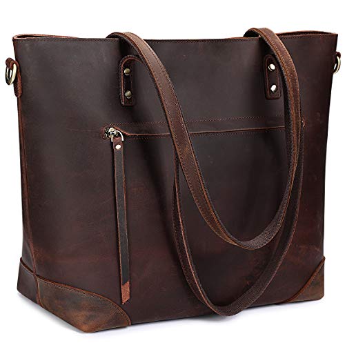 S-ZONE Leather Tote