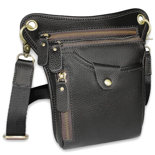 DK86 Leather Leg Bag