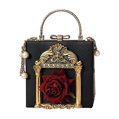 QZUnique Floral Clutch