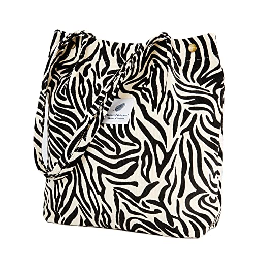 TOPASION Corduroy Tote