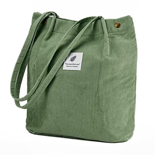 TOPASION Corduroy Tote