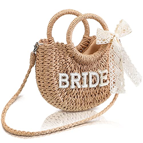 Pinkunn Straw Bride Bag