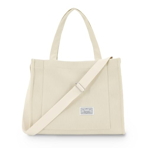 UERRUAM Corduroy Tote