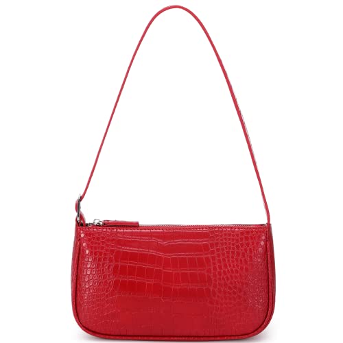 WSRYDJDL Croc Shoulder Bag