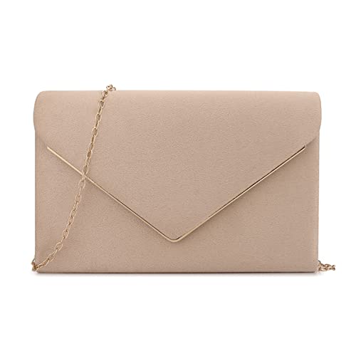 BBjinronjy Suede Clutch