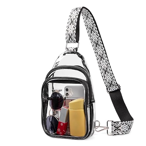 CLUCI Clear Sling Bag