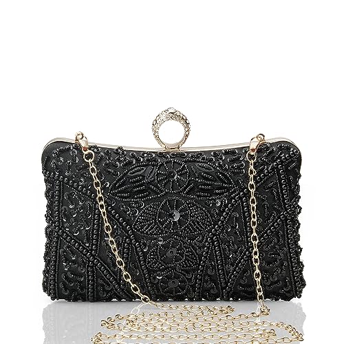 BABEYOND Beaded Clutch