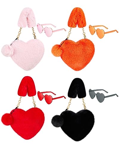 Aliceset Furry Purse Set