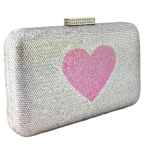 Boutique De FGG Rhinestone Clutch