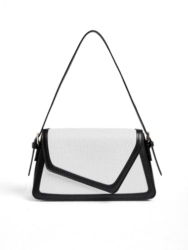 QWINEE Croc Flap Bag