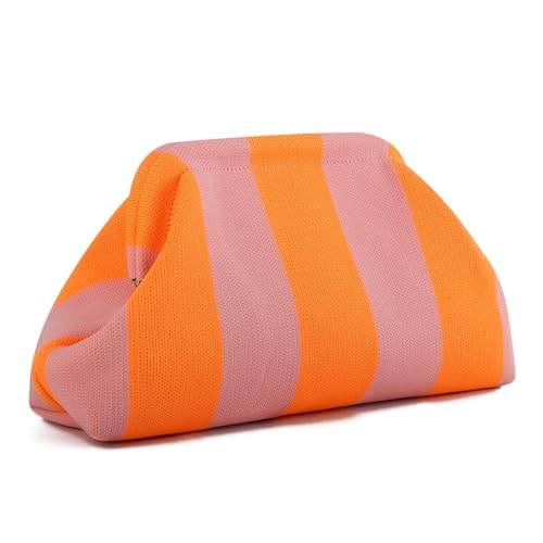 Oweisong Striped Clutch