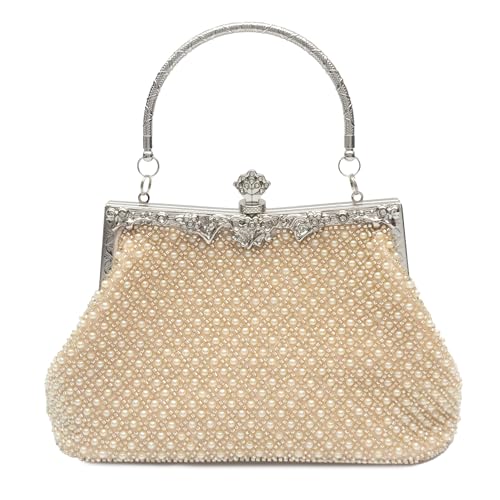 lapulio Beaded Clutch