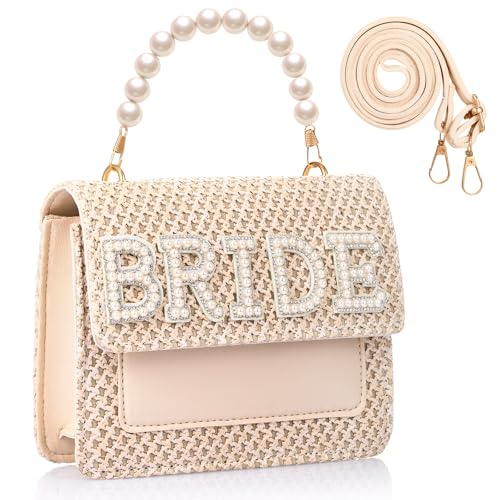 Abbylike Bride Straw Purse