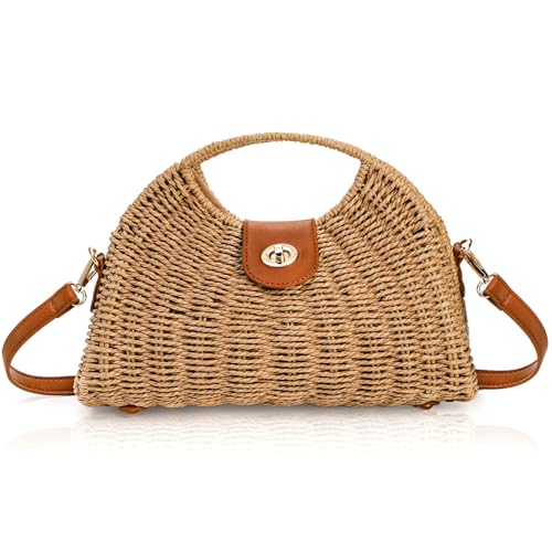 ZAVOOS Straw Crossbody