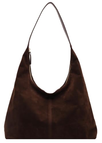 Jusavie Suede Crescent Bag